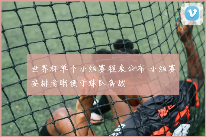 世界杯单个小组赛程表公布 小组赛安排清晰便于球队备战