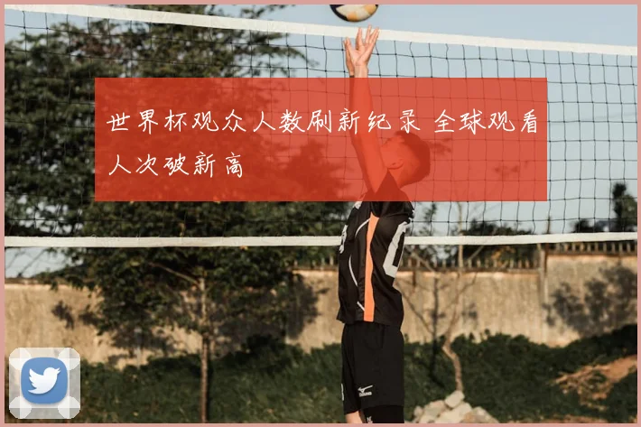 世界杯观众人数刷新纪录 全球观看人次破新高